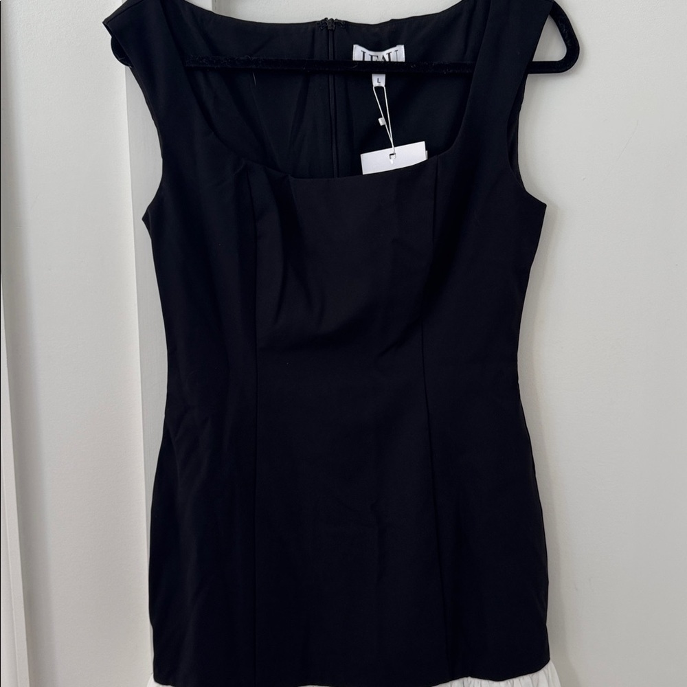NWT Leau Phantom Chiffon Maxi Dress Size L - Picture 5 of 13